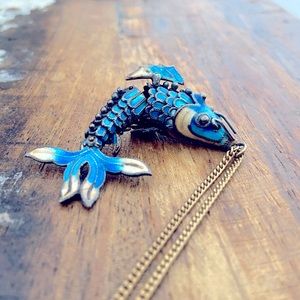 Antique Fish Necklace